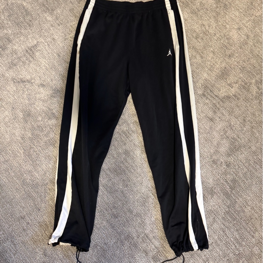 Jordan Black Pants with White Accents